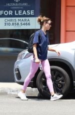 AUBREY PLAZA Leaves a Gym in Los Angeles 07/12/2021