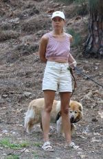 AUBREY PLAZA Out Hiking with Her Dogs in Los Feliz 07/09/2021