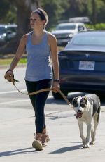 AVA PHILLIPPE Out with Her Dog in Brentwood 07/21/2021
