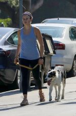 AVA PHILLIPPE Out with Her Dog in Brentwood 07/21/2021