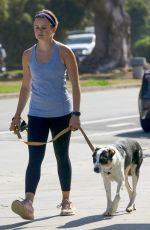 AVA PHILLIPPE Out with Her Dog in Brentwood 07/21/2021