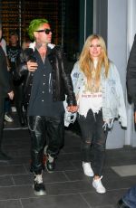 AVRIL LAVIGNE and Mod Sun at BOA Steakhouse in West Hollywood 07/08/2021