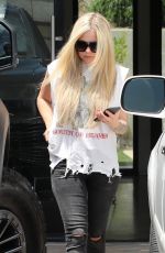 AVRIL LAVIGNE and Mod Sun Out for Coffee in Malibu 07/08/2021