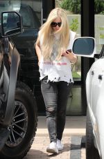 AVRIL LAVIGNE and Mod Sun Out for Coffee in Malibu 07/08/2021