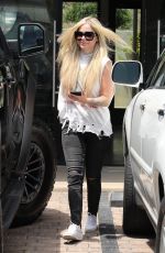 AVRIL LAVIGNE and Mod Sun Out for Coffee in Malibu 07/08/2021