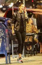 BARBARA PALVIN Out for Dinner in West Hollywood 07/16/2021