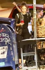 BARBARA PALVIN Out for Dinner in West Hollywood 07/16/2021