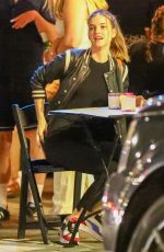 BARBARA PALVIN Out for Dinner in West Hollywood 07/16/2021