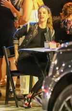 BARBARA PALVIN Out for Dinner in West Hollywood 07/16/2021