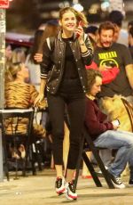 BARBARA PALVIN Out for Dinner in West Hollywood 07/16/2021