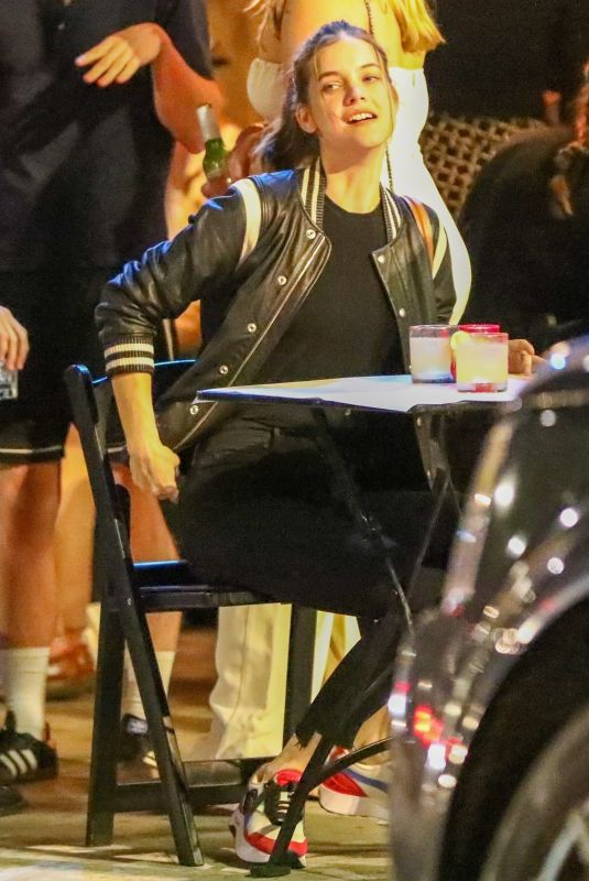 BARBARA PALVIN Out for Dinner in West Hollywood 07/16/2021