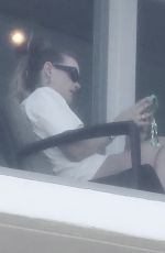 BEHATI PRINSLOO and Adam Levine at Her Hotel Balcony in Miami 07/02/2021