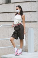 BELLA HADID and Marc Kalman at Walkers in New York 07/25/2021