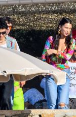 BELLA HADID and Marc Kalman Out Kssing in French Riviera 07/10/2021