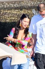 BELLA HADID and Marc Kalman Out Kssing in French Riviera 07/10/2021