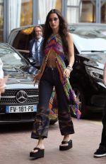 BELLA HADID Arrives at Her Hotel in Cannes 07/12/2021