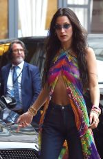 BELLA HADID Arrives at Her Hotel in Cannes 07/12/2021