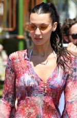 BELLA HADID Arrives at Hotel Majestic in Cannes 07/11/2021