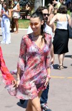 BELLA HADID Arrives at Hotel Majestic in Cannes 07/11/2021