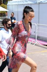 BELLA HADID Arrives at Hotel Majestic in Cannes 07/11/2021