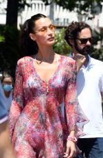 BELLA HADID Arrives at Hotel Majestic in Cannes 07/11/2021