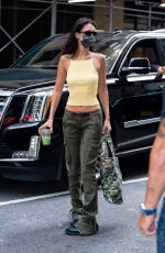 BELLA HADID at a Photoshoot for Michael Kors in New York 07/22/2021
