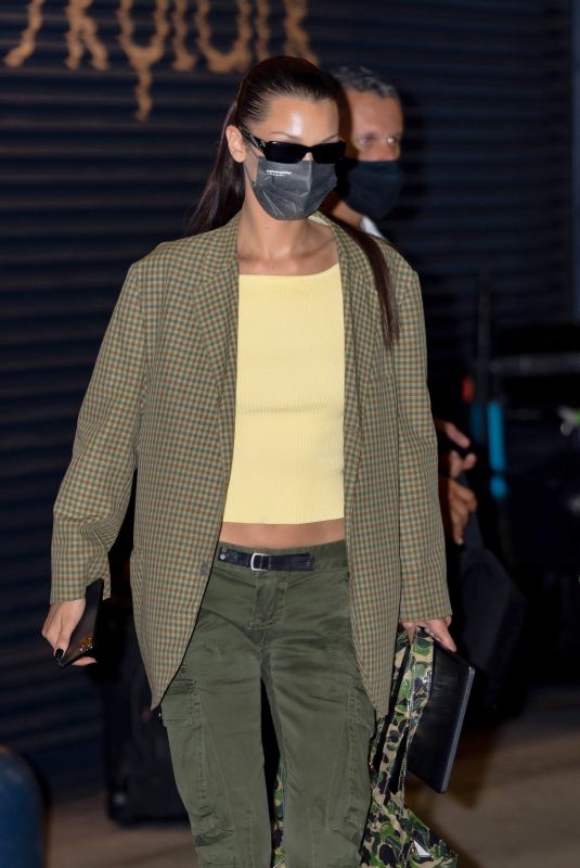 BELLA HADID at a Photoshoot for Michael Kors in New York 07/22/2021