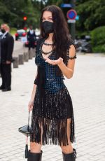 BELLA HADID at Louis Vuitton Parfum Dinner at Foundation Louis Vuitton in Paris 07/05/2021
