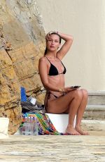 BELLA HADID in Bikini at Hotel du Cap-Eden-Roc 07/12/2021