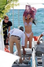 BELLA HADID in Bikini in France 07/11/2021