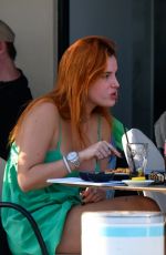 BELLA THORNE and Benjamin Mascolo Out for Dinner in Cannes 07/17/2021