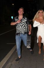 BIANCA GASCOIGNE Night Out in London 07/29/2021