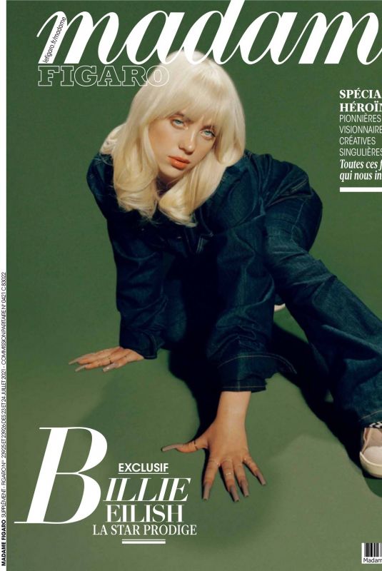 BILLIE EILISH in Madame Figaro Magazine, July 2021