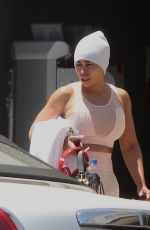 BLAC CHYNA Leaves a Gym in Los Angeles 07/20/2021