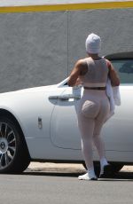 BLAC CHYNA Leaves a Gym in Los Angeles 07/20/2021