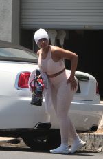 BLAC CHYNA Leaves a Gym in Los Angeles 07/20/2021