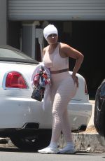 BLAC CHYNA Leaves a Gym in Los Angeles 07/20/2021
