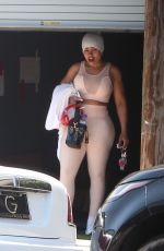 BLAC CHYNA Leaves a Gym in Los Angeles 07/20/2021