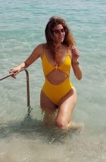 BLANCA BLANCO in Bikini at a Beach in Cannes 07/12/2021