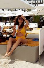 BLANCA BLANCO in Bikini at a Beach in Cannes 07/12/2021