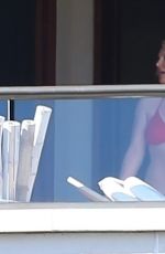 BRITNEY SPEARS in Bikini at a Hotel Balcony in Hawaii 06/30/2021