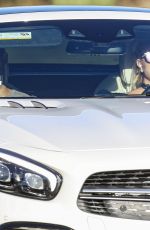BRITNEY SPEARS Out Driving in Thousand Oaks 07/27/2021
