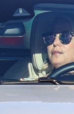 BRITNEY SPEARS Out Driving in Thousand Oaks 07/27/2021