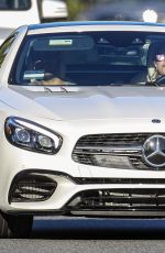 BRITNEY SPEARS Out Driving in Thousand Oaks 07/27/2021