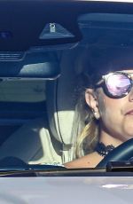 BRITNEY SPEARS Out Driving in Thousand Oaks 07/27/2021