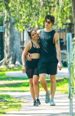 CAMILA CABELLO and Shawn Mendes Out Hiking at a Beverly Hills Park 07/18/2021