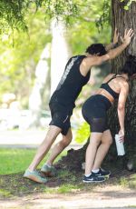 CAMILA CABELLO and Shawn Mendes Out Hiking at a Beverly Hills Park 07/18/2021