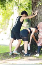 CAMILA CABELLO and Shawn Mendes Out Hiking at a Beverly Hills Park 07/18/2021