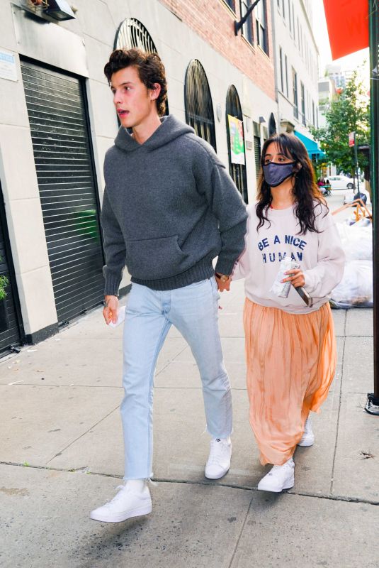 CAMILA CABELLO and Shawn Mendes Out in New York 07/22/2021