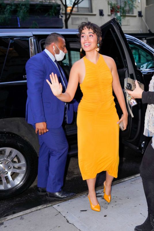CAMILA CABELLO Arrives at Tonight Show Starring Jmmy Fallon in New York 07/23/2021
